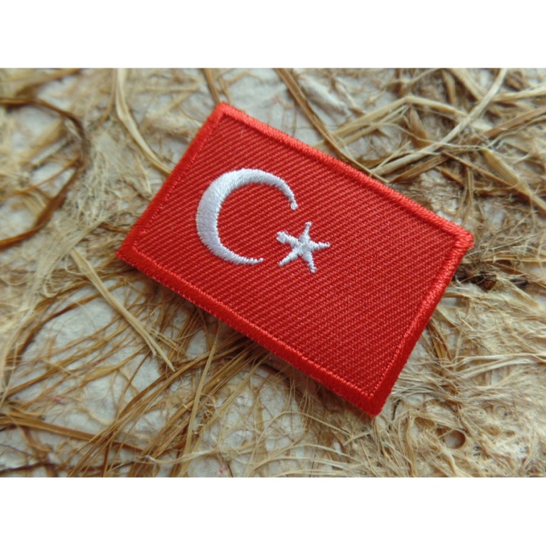 Ecusson drapeau Turquie