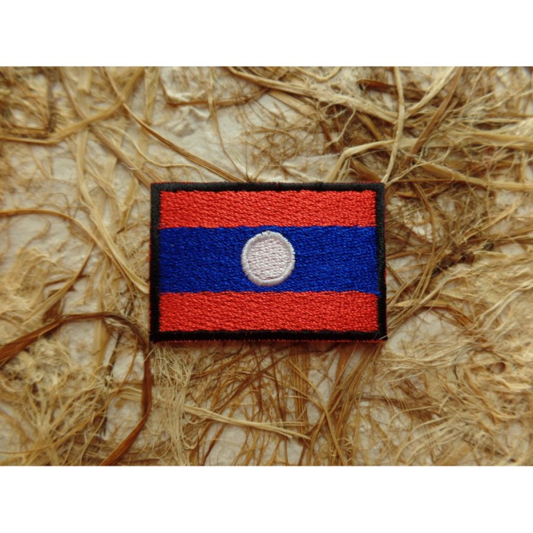 Ecusson drapeau Laos