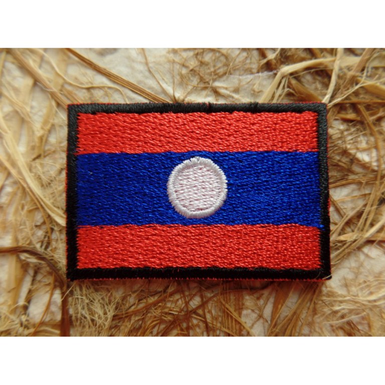 Ecusson drapeau Laos