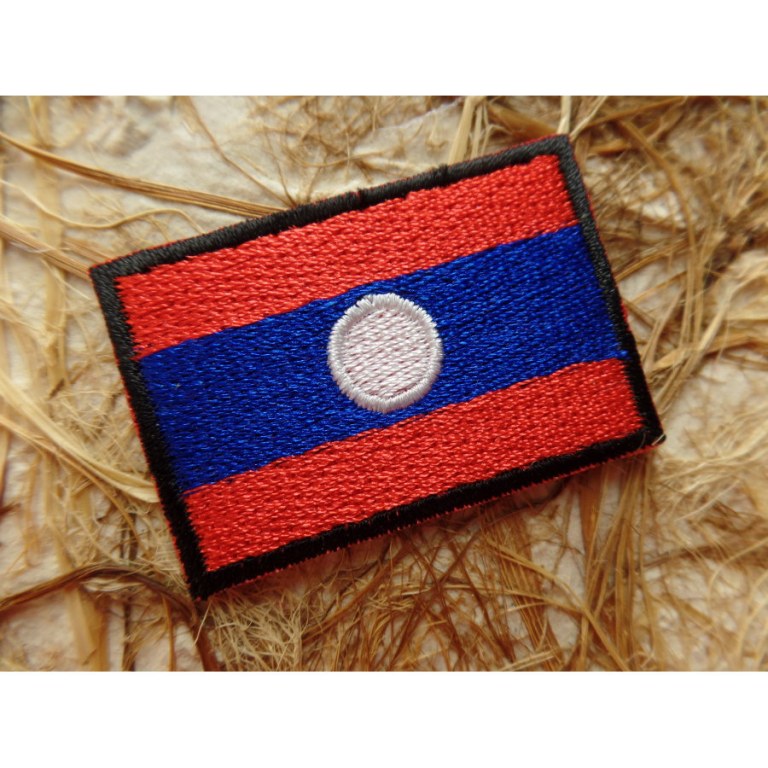 Ecusson drapeau Laos