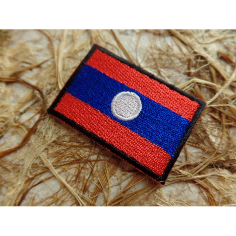 Ecusson drapeau Laos