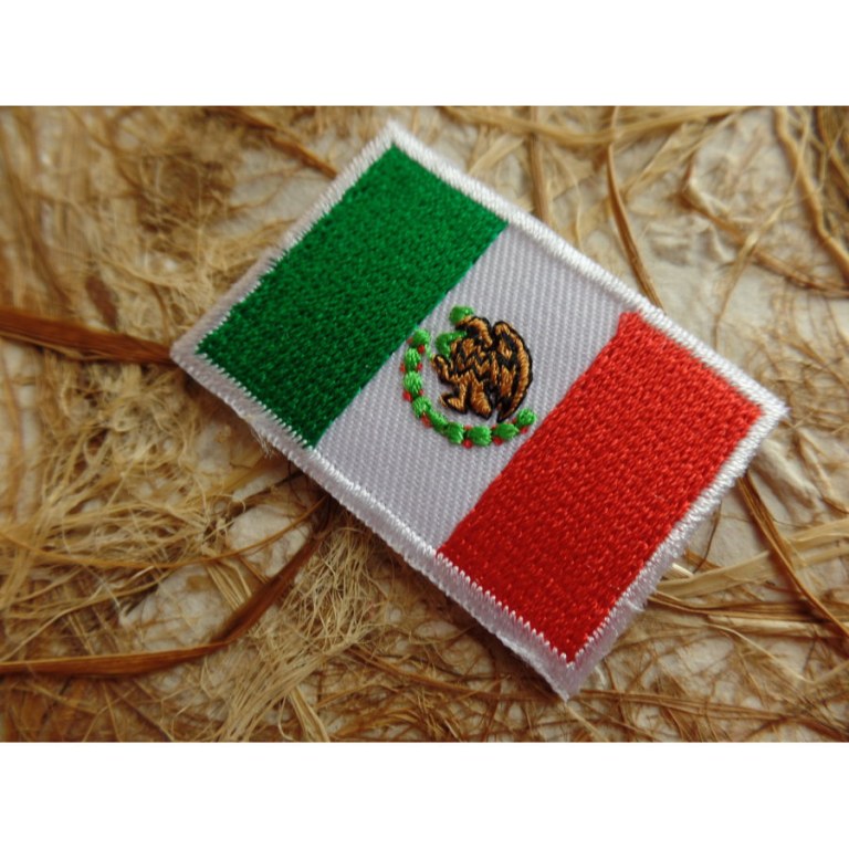 Ecusson drapeau Mexique