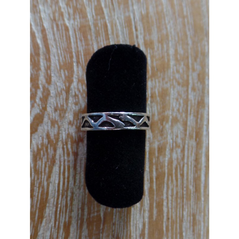 Bague orteil zigzag