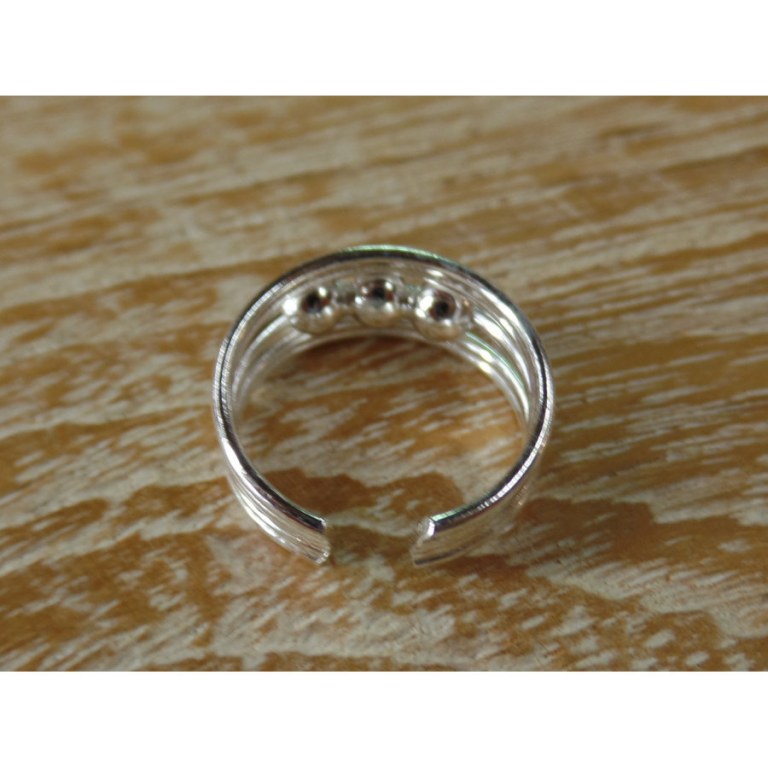 Bague orteil 3 minis perles