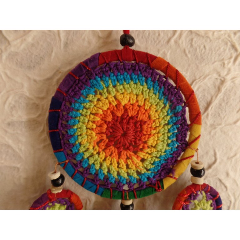 Petit gardien des rêves crochet rainbow