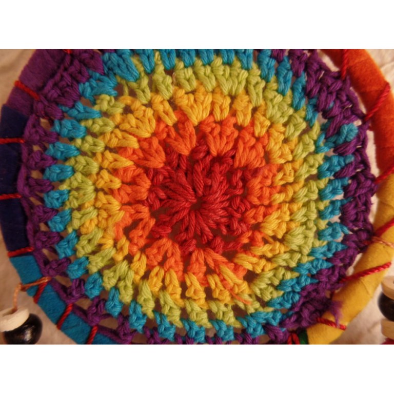 Petit gardien des rêves crochet rainbow