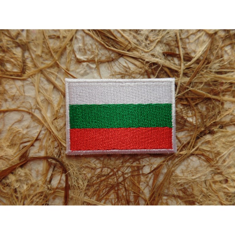 Ecusson drapeau Bulgarie