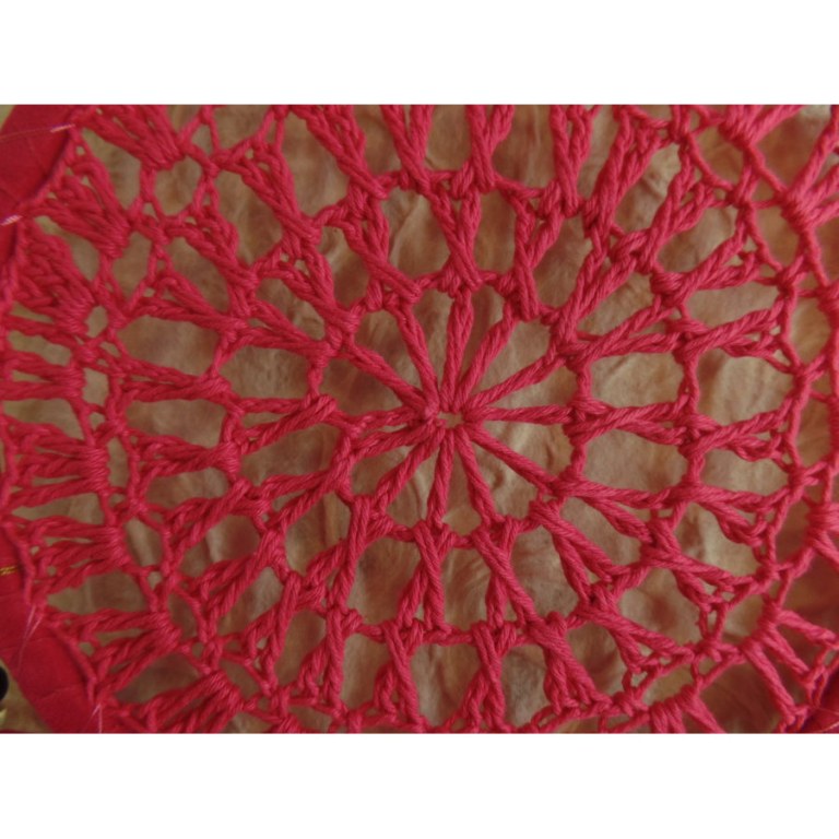 Gardien des rêves crochet rose