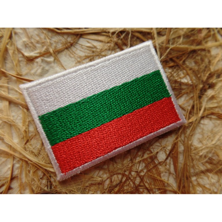 Ecusson drapeau Bulgarie