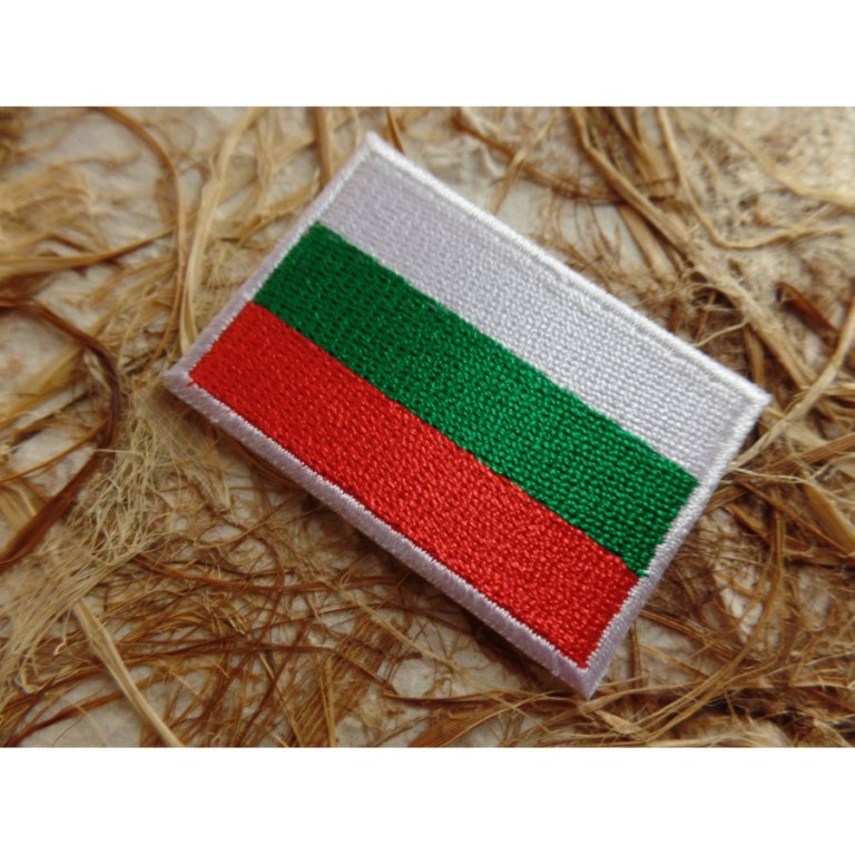 Ecusson drapeau Bulgarie