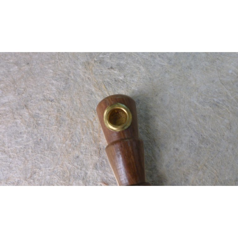 Pipe sapin en bois bicolore