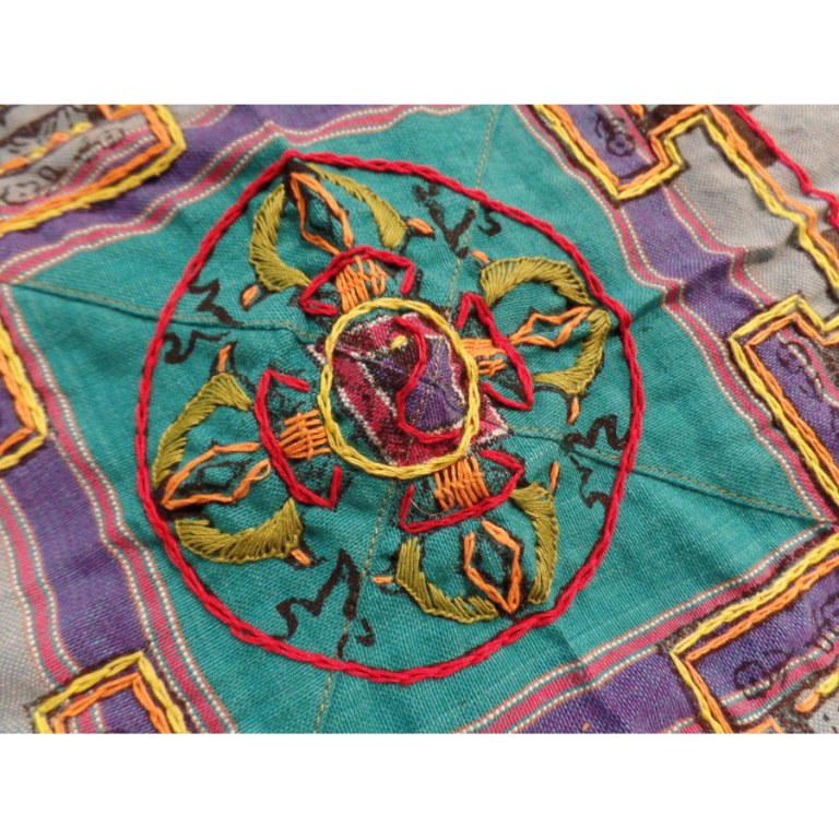 Tenture Chitwan Mandala double dorjés