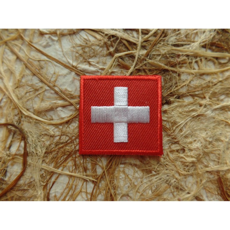 Ecusson drapeau Suisse