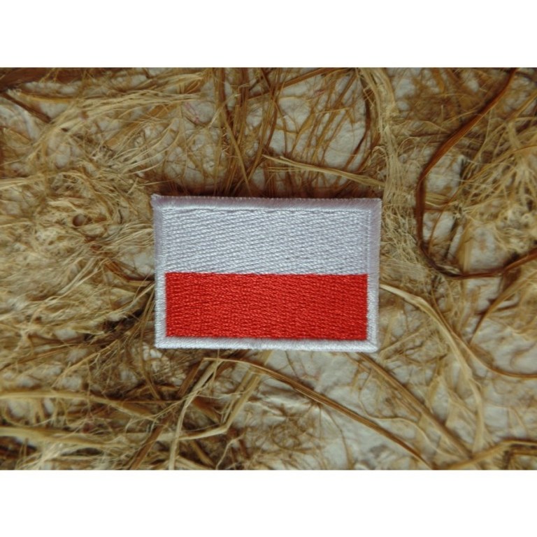 Ecusson drapeau Pologne