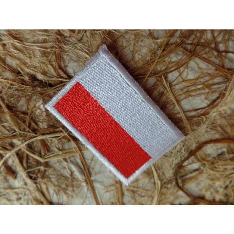 Ecusson drapeau Pologne