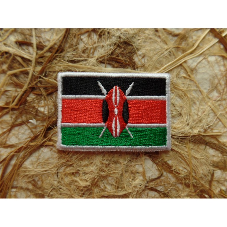 Ecusson drapeau Kenya
