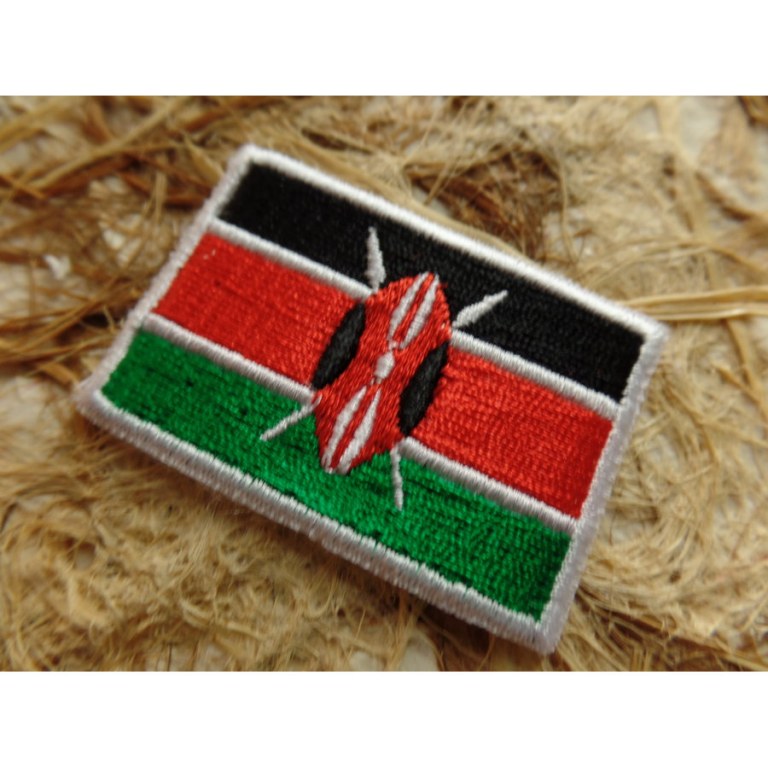 Ecusson drapeau Kenya