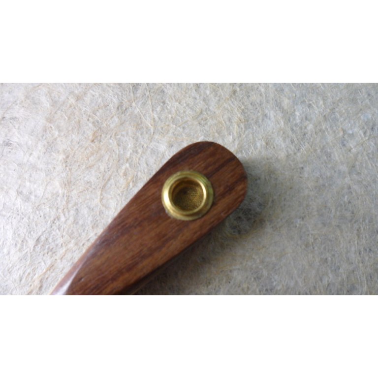 Pipe en bois bicolore