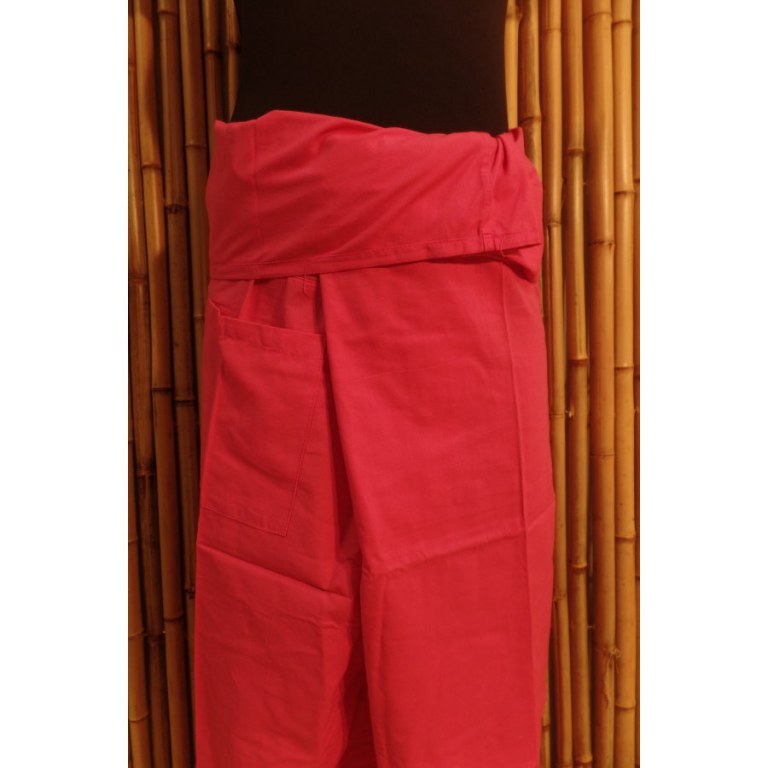 Pantalon de pêcheur Thaï fuschia