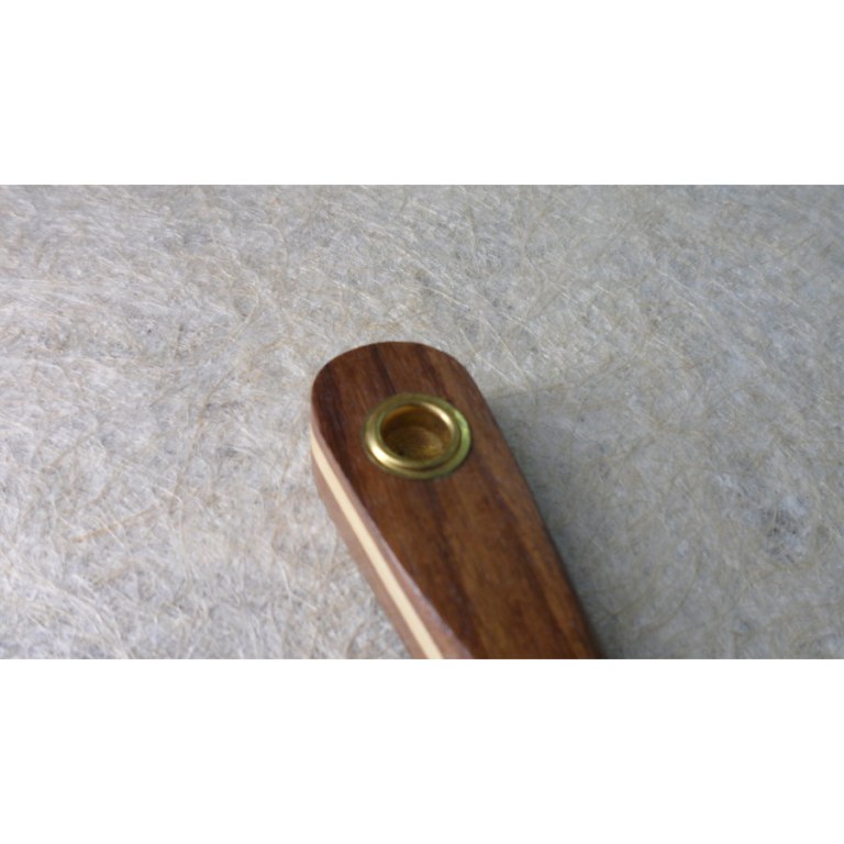 Pipe en bois bicolore