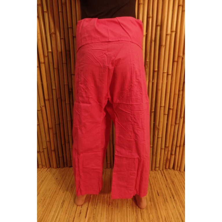 Pantalon de pêcheur Thaï fuschia