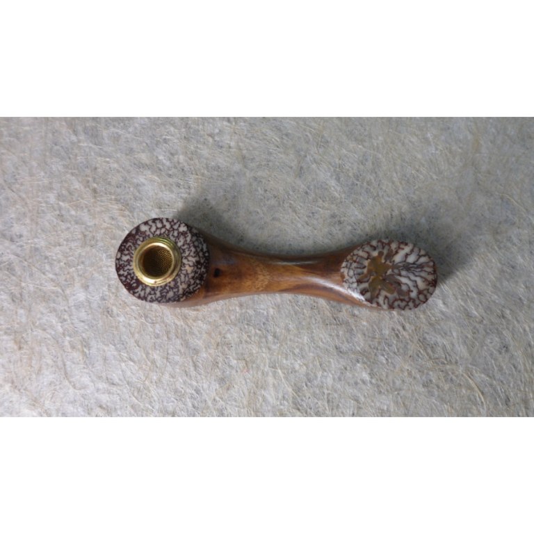 Pipe en bois et coco