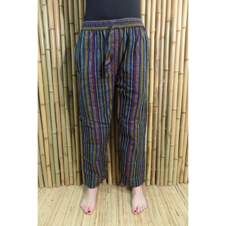 Pantalon Koshi noir/vert