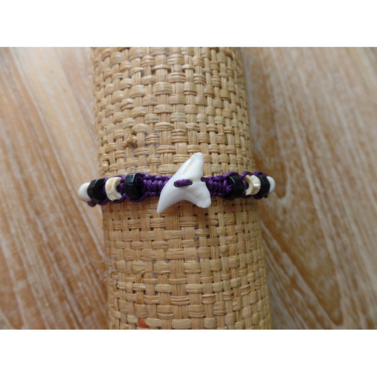 Bracelet dent de requin figue