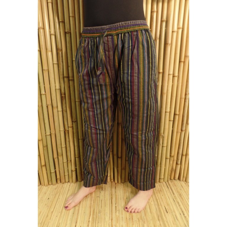 Pantalon Koshi noir/vert