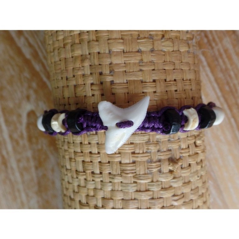 Bracelet dent de requin figue