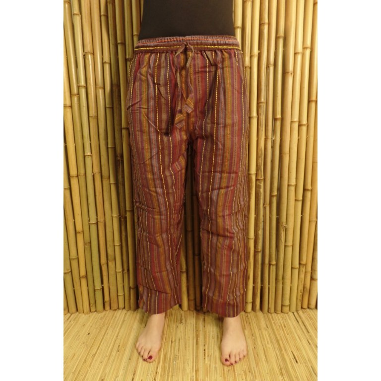 Pantalon Koshi bordeaux