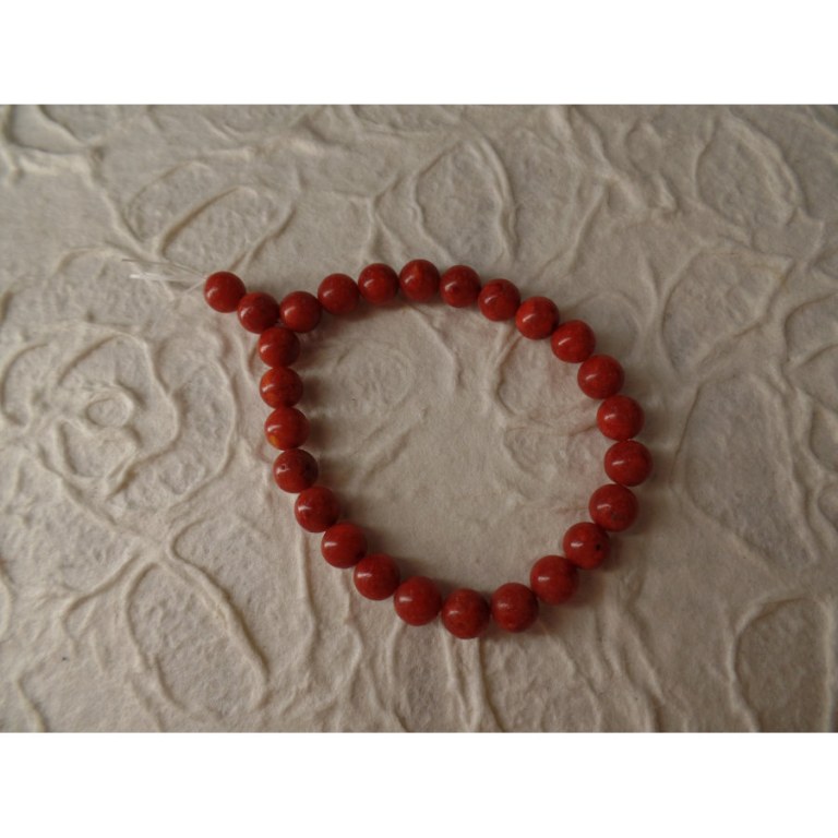 Mala de poignet corail rouge