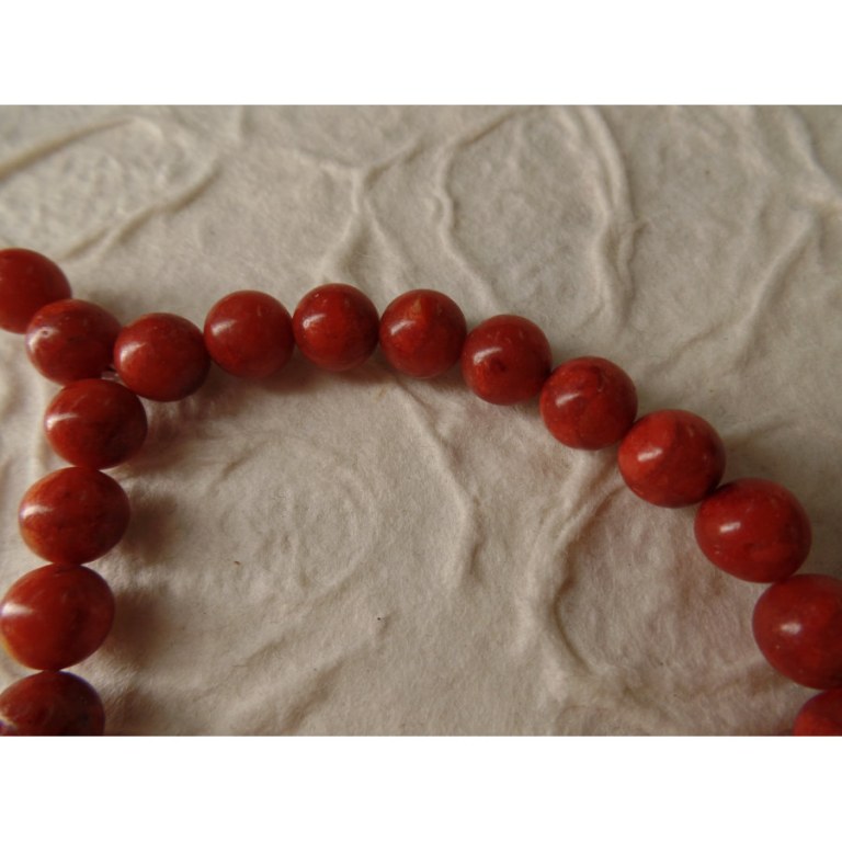 Mala de poignet corail rouge