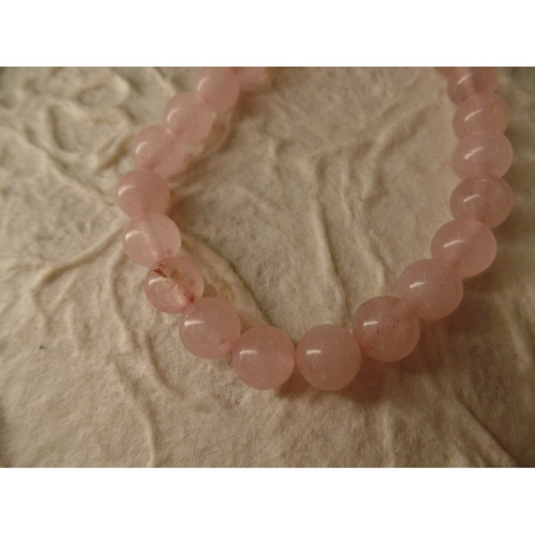 Mala de poignet quartz rose