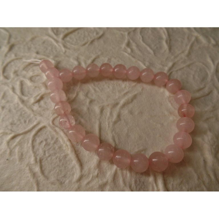 Mala de poignet quartz rose