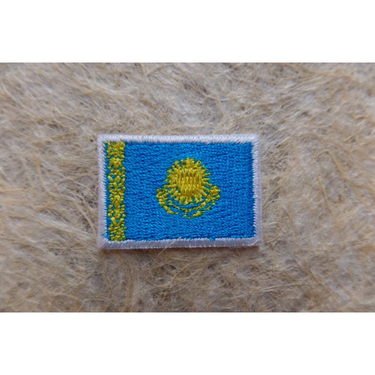 Mini écusson drapeau Kazakhstan