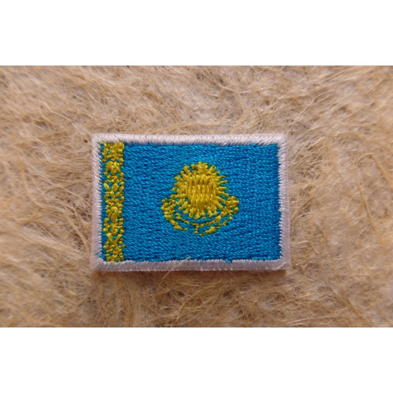 Mini écusson drapeau Kazakhstan