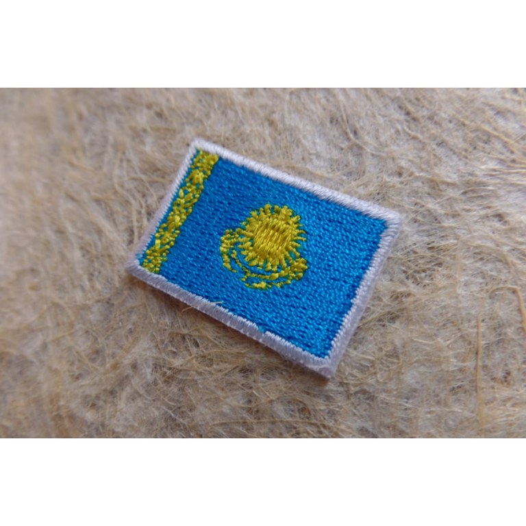 Mini écusson drapeau Kazakhstan