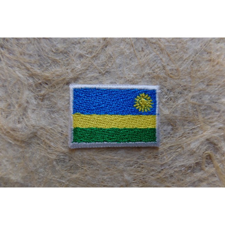 Mini écusson drapeau Rwanda 