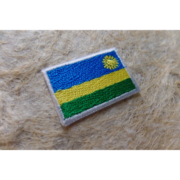 Mini écusson drapeau Rwanda 