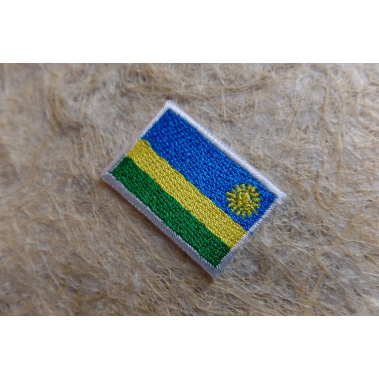 Mini écusson drapeau Rwanda 