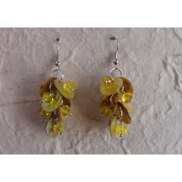 Pendants d'oreilles See jaune