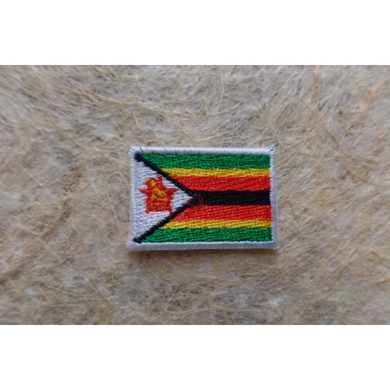 Mini écusson drapeau Zimbabwé