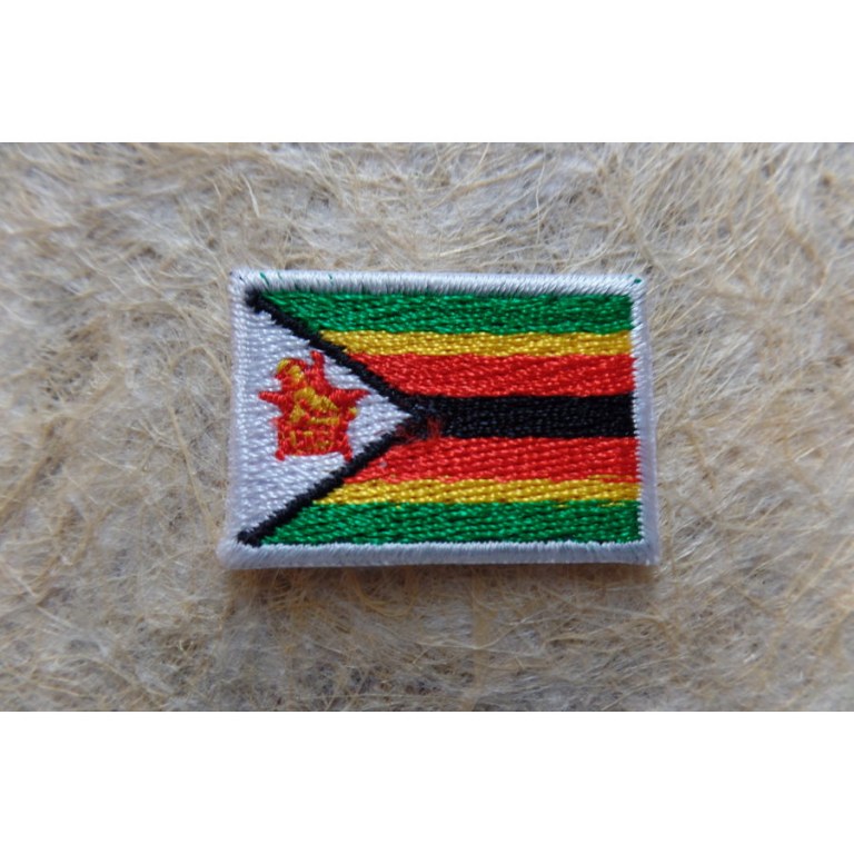 Mini écusson drapeau Zimbabwé