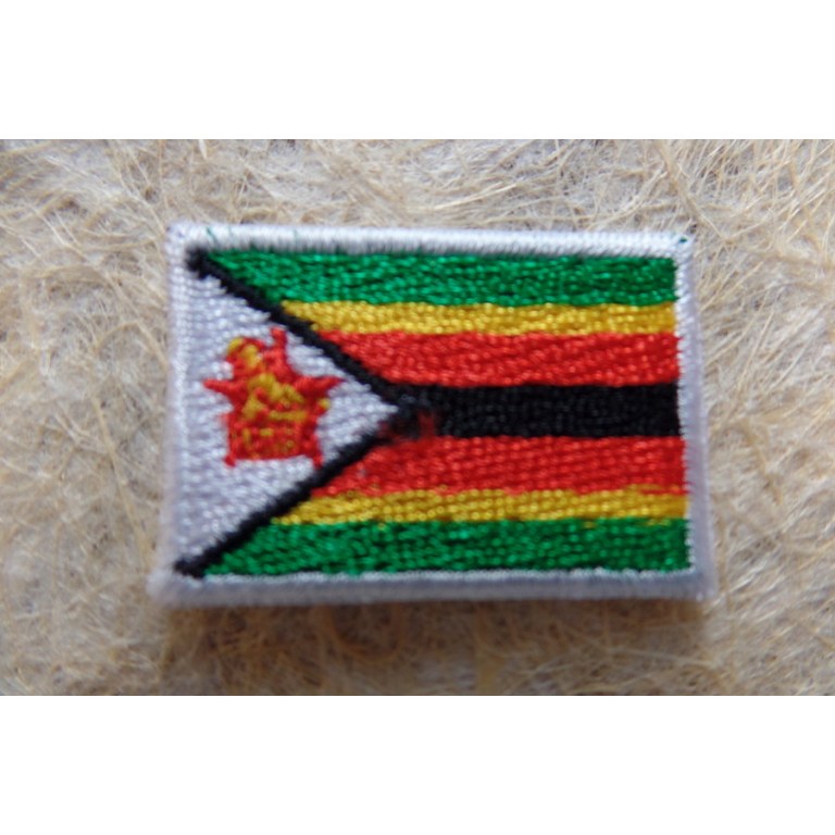 Mini écusson drapeau Zimbabwé