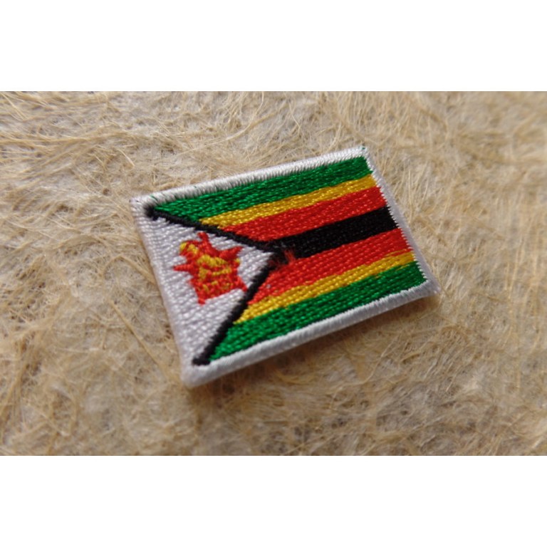 Mini écusson drapeau Zimbabwé