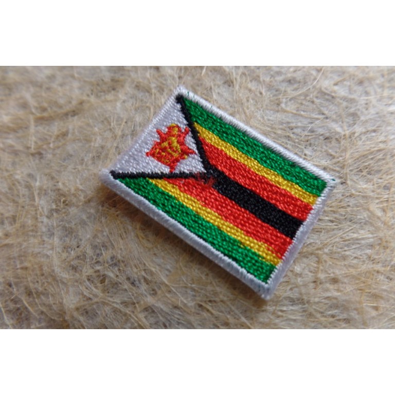 Mini écusson drapeau Zimbabwé