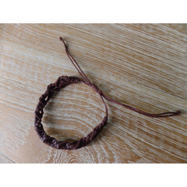 Bracelet gelang marron foncé