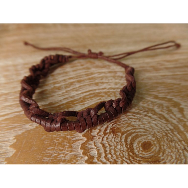 Bracelet gelang marron foncé