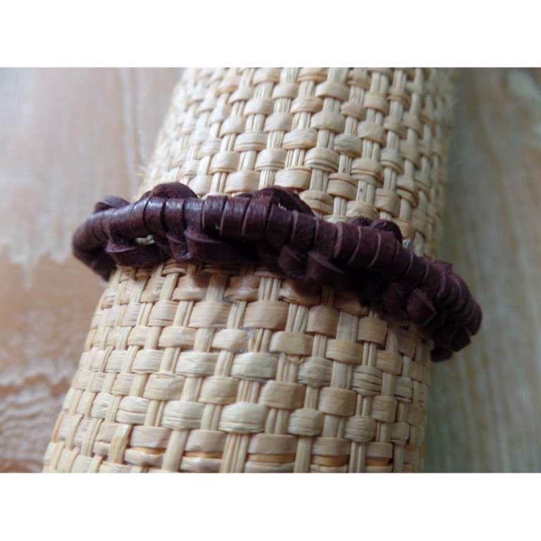 Bracelet gelang marron foncé